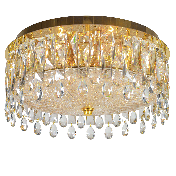 Люстра NewRgy 6026E/6A GOLD H+CLEAR