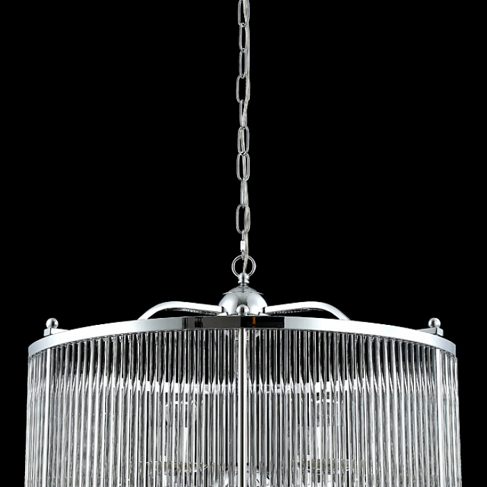 Люстра Crystal Lux TADEO SP6 D600 CHROME/TRANSPARENTE